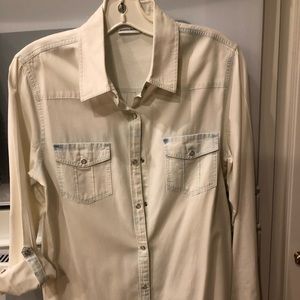 Light denim Long Shirt